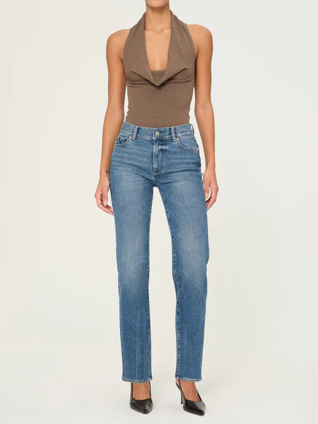 Mara Straight Relaxed Leg Mid Rise Instasculpt 32" Jeans | Driggs | DL 1961 Women