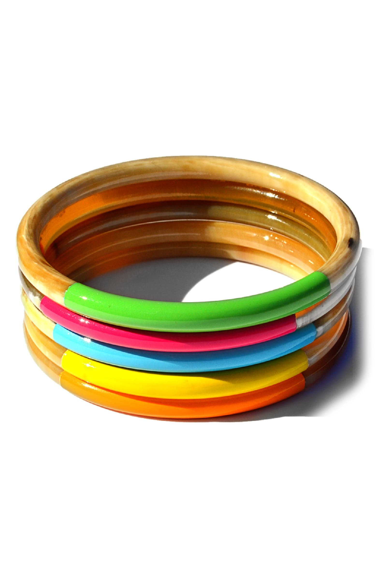Set of 7 Horn Bangles | Nordstrom