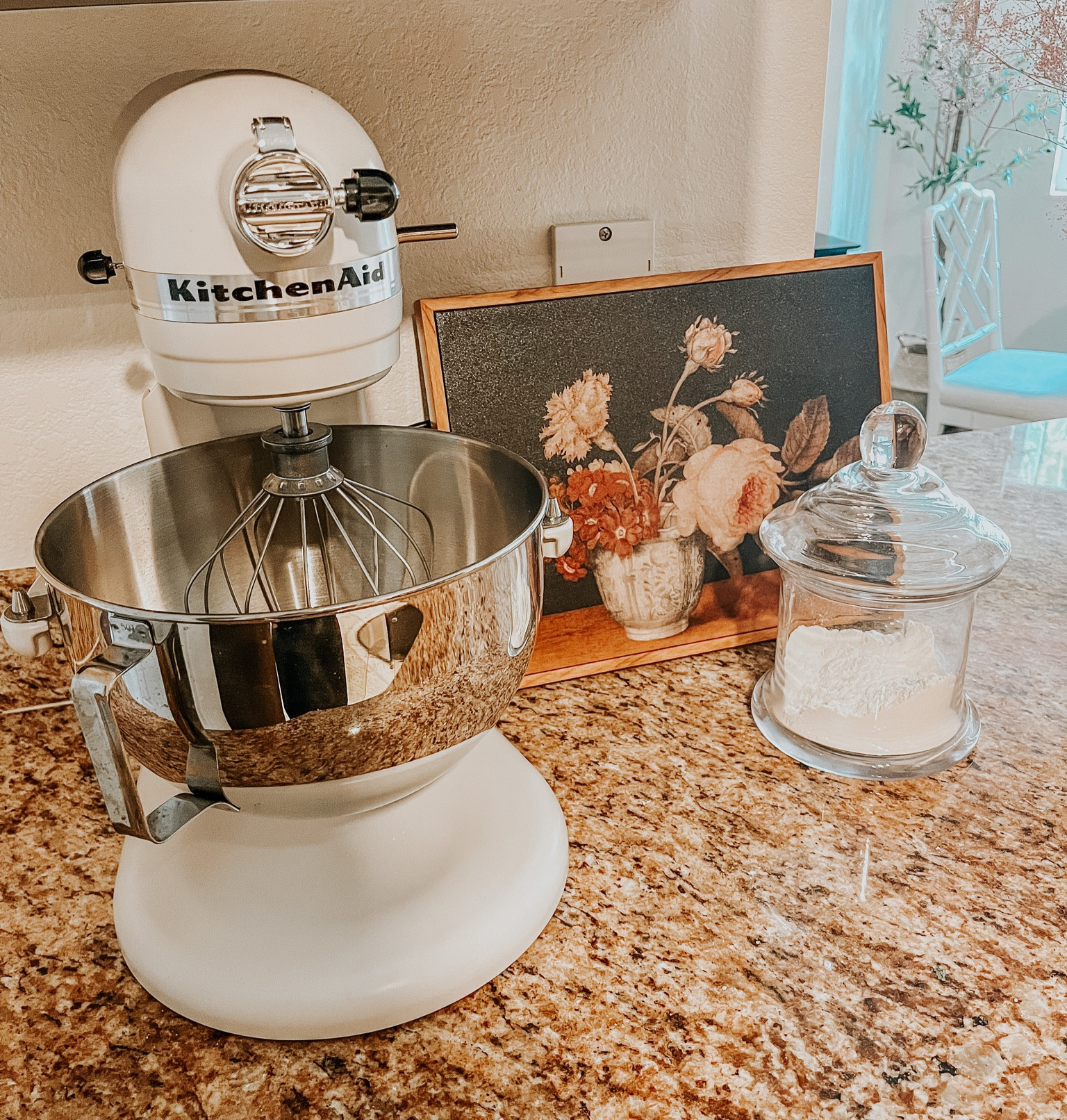 Kitchen essentials for a spring refresh👩‍🍳 I have the Kitchenaid in the color milkshake. The picture frame is from Amazon. It’s so affordable too! 

#LTKSeasonal #LTKhome