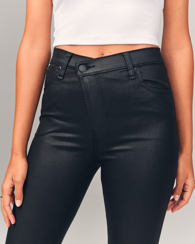 High Rise Super Skinny Ankle Jean | Abercrombie & Fitch (US)