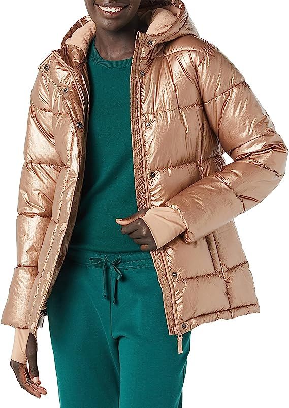 Amazon Essentials Women's Heavy-Weight Long-Sleeve Full-Zip Hooded Puffer Coat | Amazon (US)