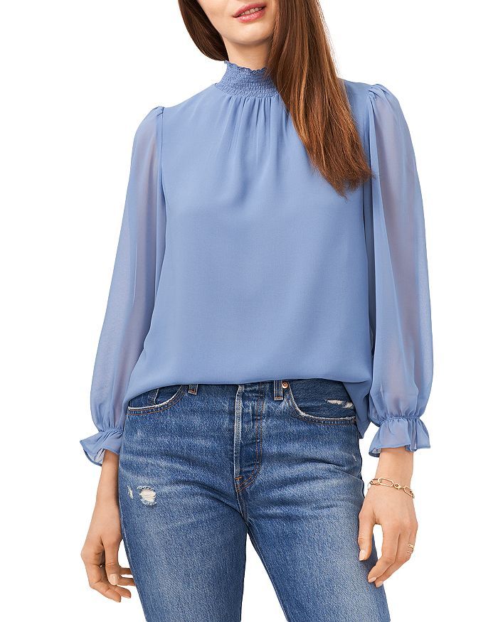 1.STATE Smocked Neck Blouse Back to Results -  Women - Bloomingdale's | Bloomingdale's (US)