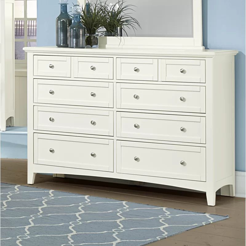 Soft White Gastelum 8 Drawer Double Dresser | Wayfair North America