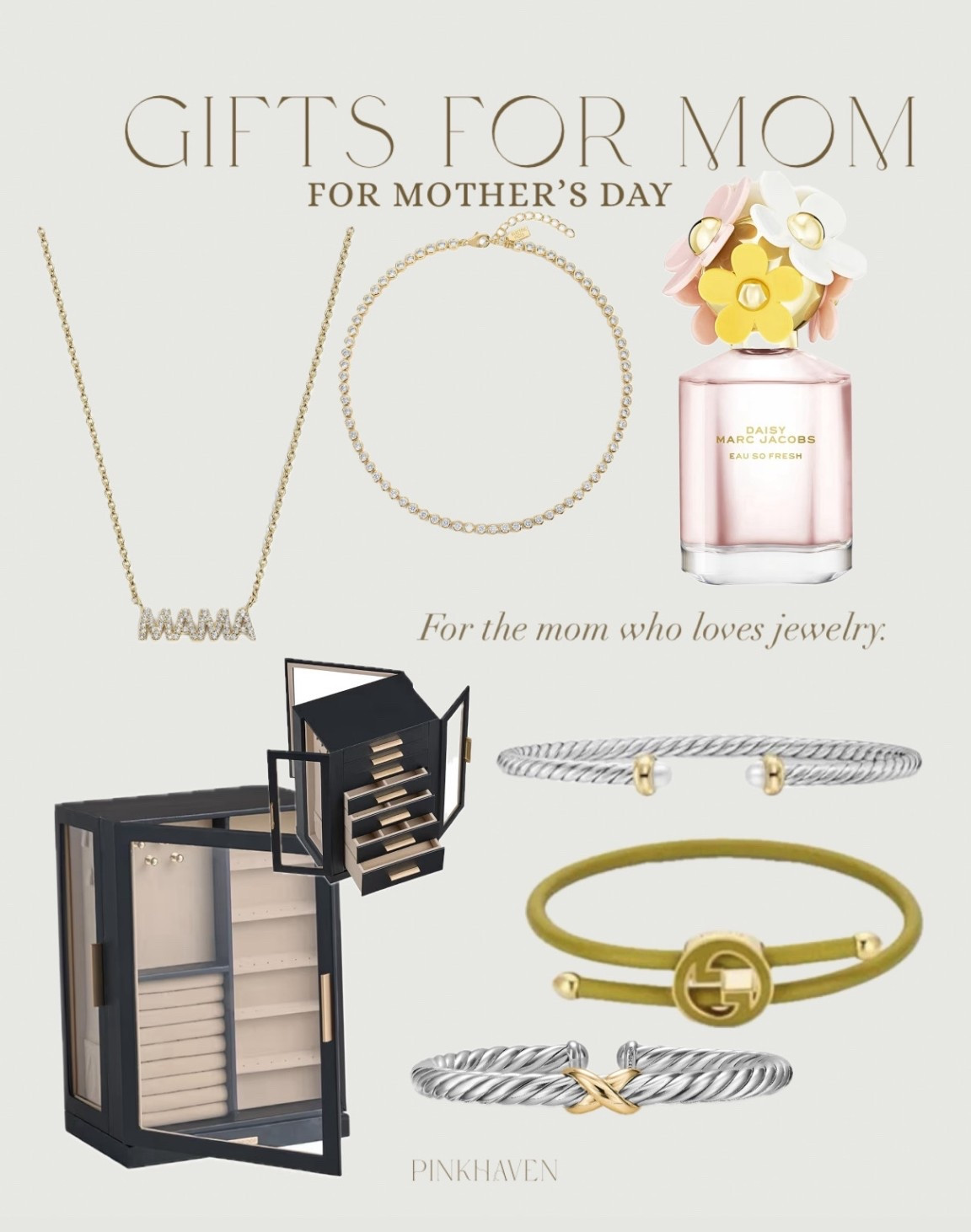 Gift ideas for the mom who loves jewelry 

#jewelry #giftidea #giftforher #nexklace #designer #jewelrybox #mothersday #mothersday2026 #perfume 

#LTKSaleAlert #LTKMothersDay #LTKU