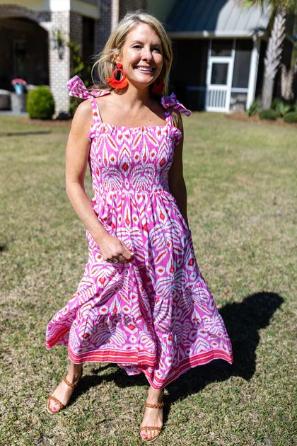 Mary St. Dress, pink | Mimi Seabrook