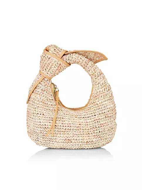 Josie Raffia Knot Bag | Saks Fifth Avenue