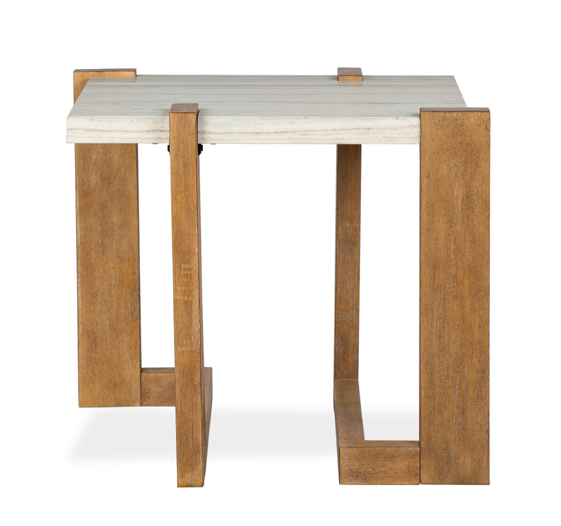 Carrington Rectangular End Table In Honey Wheat | 1stopbedrooms