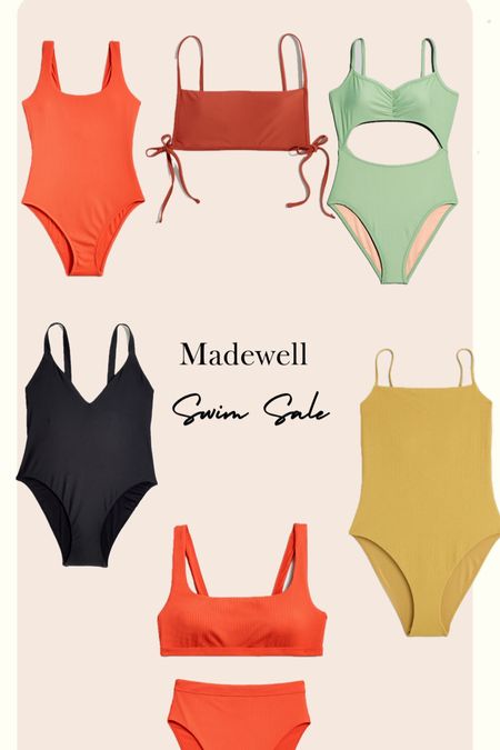 Madewell sale on swim!!! So many cute pieces at such a good price! So colorful and flattering 

#LTKSwim #LTKTravel #LTKxMadewell