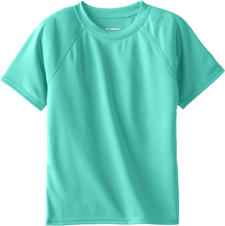 Boys' Short Sleeve UPF 50+ Rashguard Swim Shirt | Amazon (US)