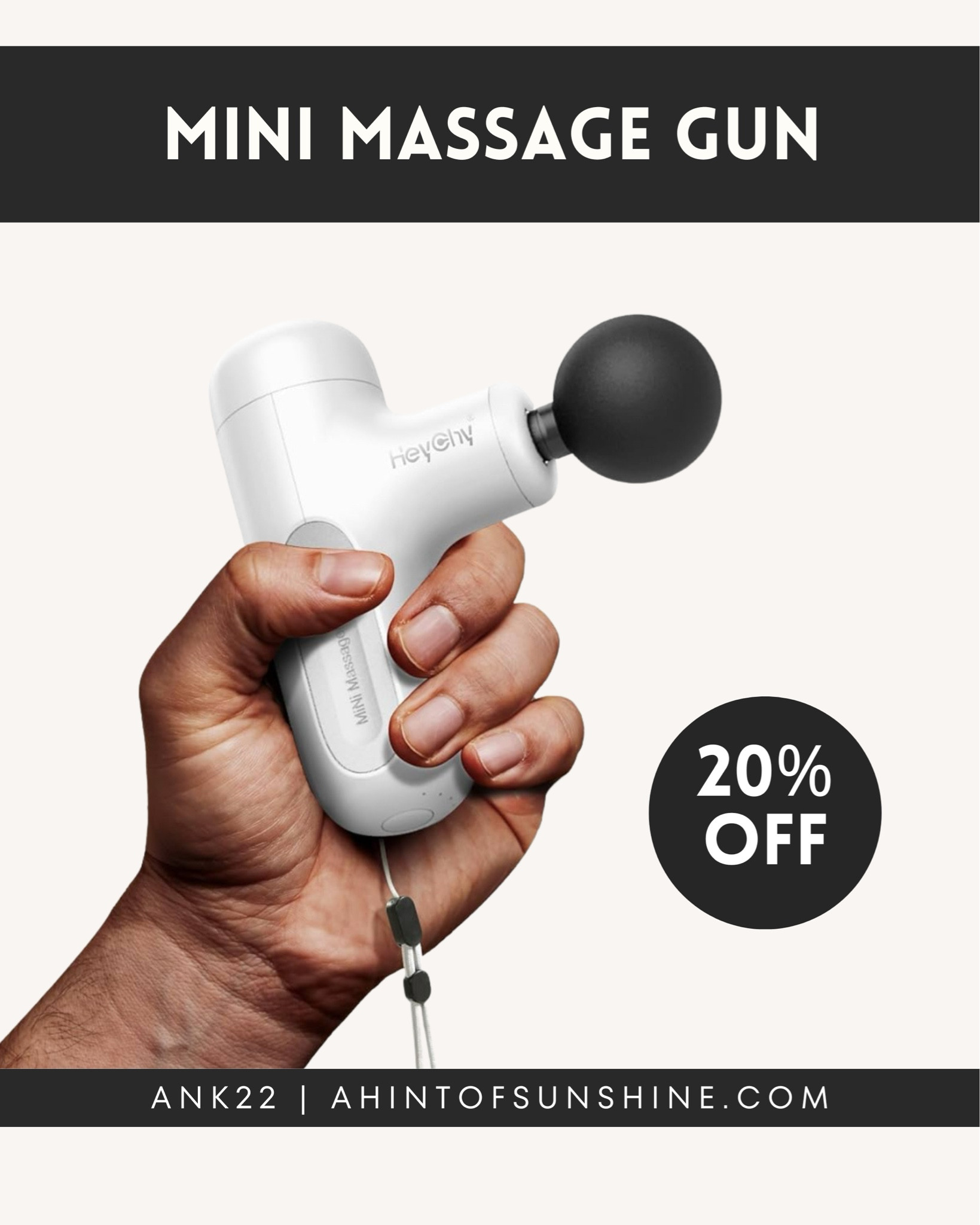 This mini massager is on sale! 🖤

#LTKGiftGuide #LTKCyberWeek #LTKSaleAlert