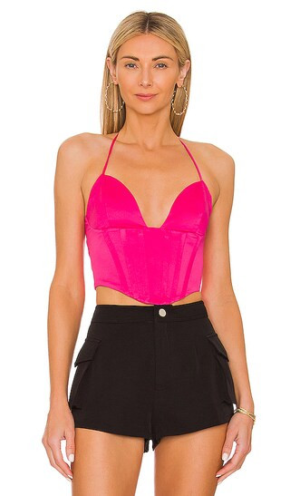 Elora Top in Hot Pink | Revolve Clothing (Global)