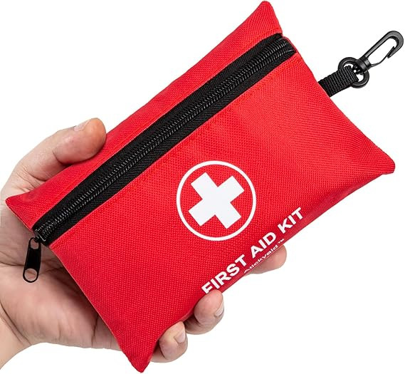 Mini First Aid Kit - 140 Piece Small First Aid Medical Kit for Car, Home, Office, Travel, Camping... | Amazon (US)