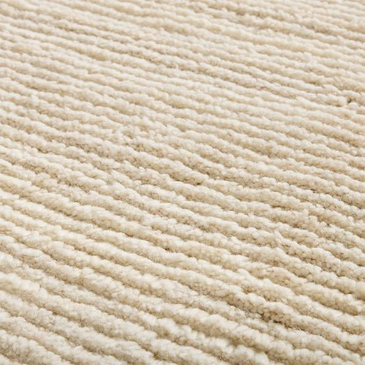 Abstract Line Shag Wool Rug | West Elm (US)