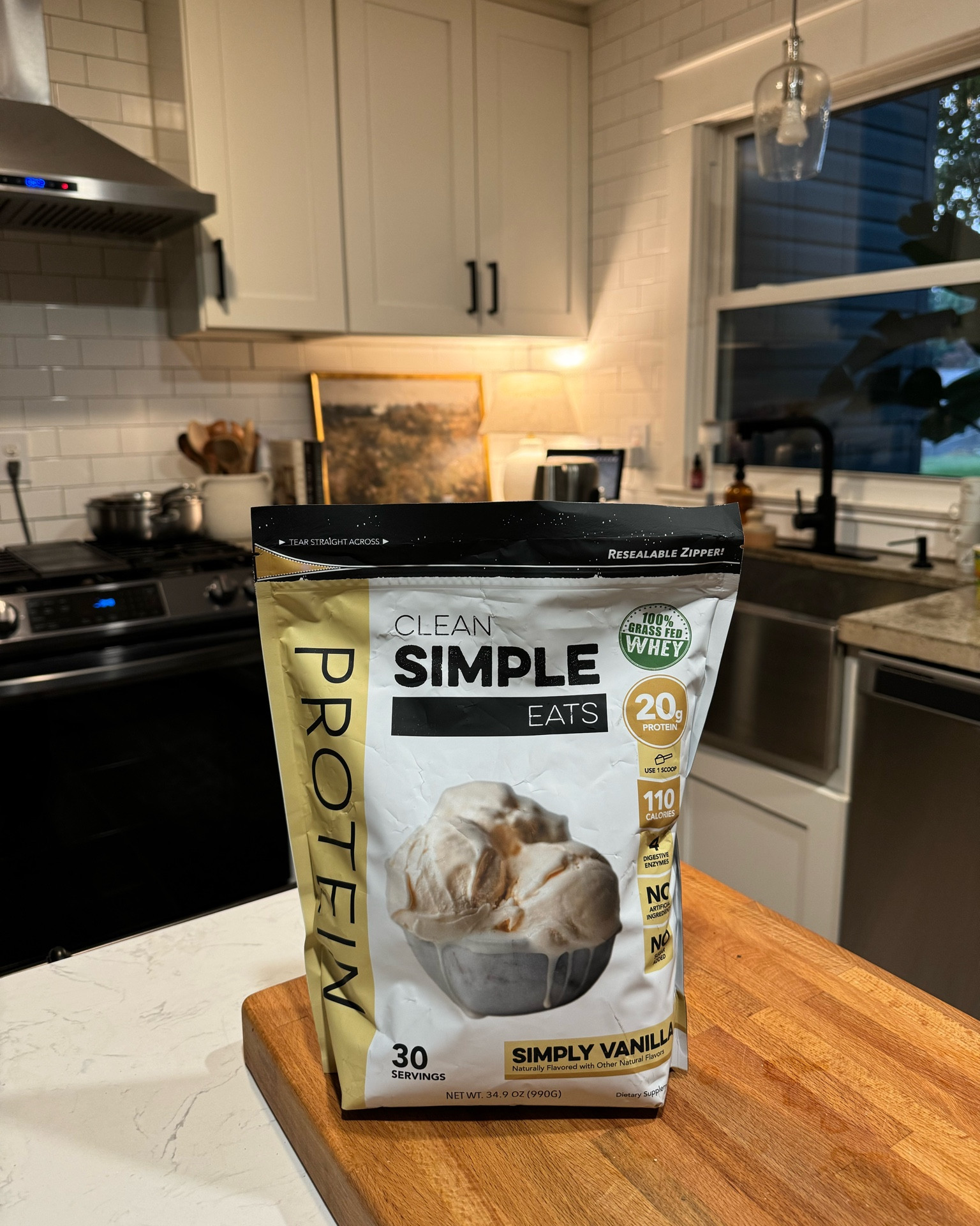 Clean simple eats protein powder 👏🏼 late to the game but loved this flavor! So excited to try more recipes 🫶🏼

Protein, vanilla protein powder, clean protein powder, protein powder smoothies 

#LTKFitness #LTKHome #LTKFindsUnder100
