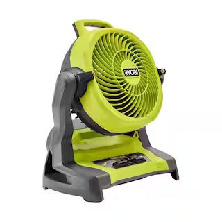 RYOBI ONE+ 18V Cordless 7-1/2 in. Bucket Top Misting Fan (Tool Only) PCL851B - The Home Depot | The Home Depot