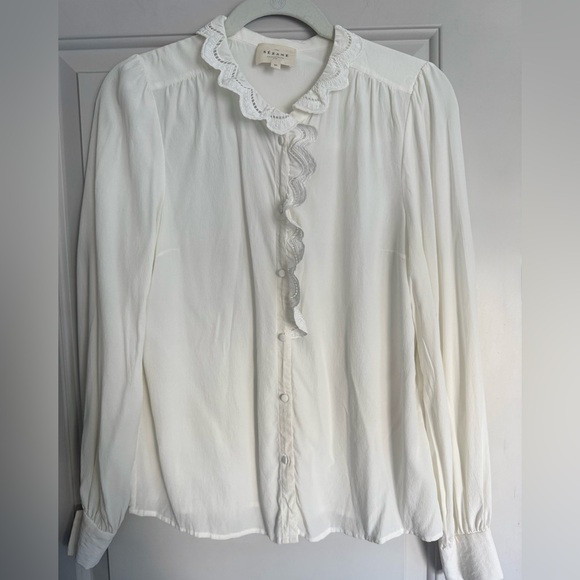 Sezane Chlo Blouse, Size 4 (FR 36) | Poshmark