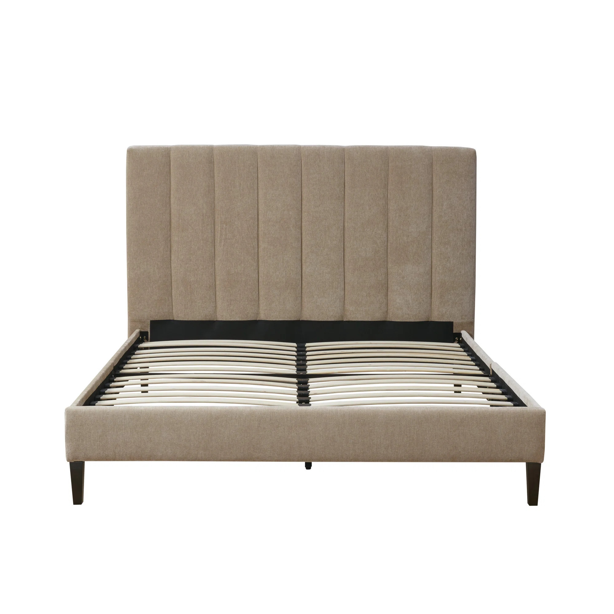 Catalina Channel Tufted Upholstered Platform Bed | Wayfair North America
