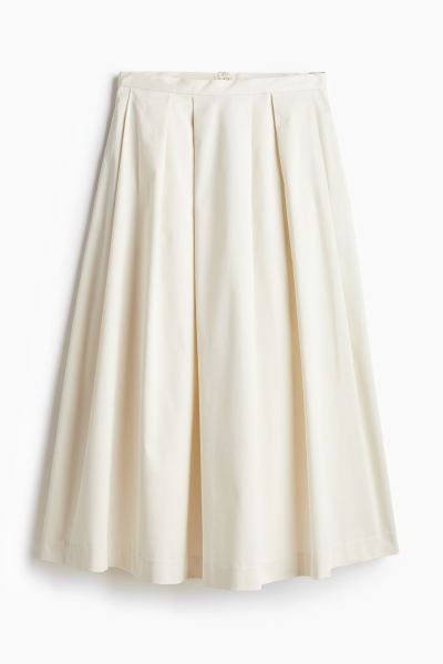 Pleated Satin Skirt | H&M (US + CA)