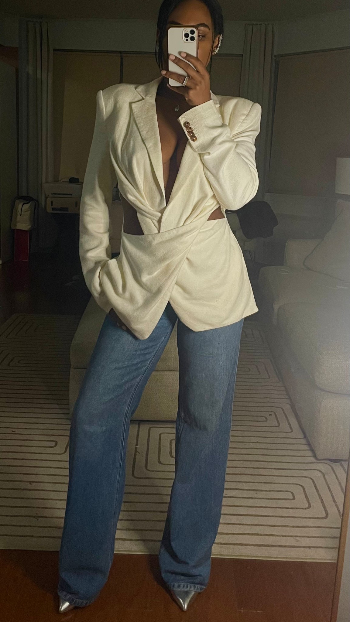 Business casual chic with a cut out blazer. 

#LTKWorkwear #LTKSummerEdit