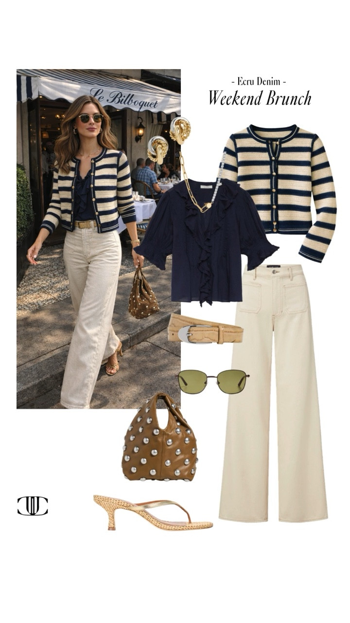 Ecru denim, styled 🤍

A fresh neutral that feels lighter than classic blue and just as versatile. I’m styling ecru denim with soft knits, crisp shirting, easy layers, and polished accessories for outfits that feel clean, modern, and effortless.

Perfect for transitional dressing and everyday moments when you want to look put-together without trying too hard. Save this for outfit inspo and tap to shop each look. ✨

#LTKStyle #EcruDenim #DenimOutfits #NeutralStyle #EverydayChic #WardrobeStaples #TransitionalStyle #

#LTKootd #LTKTravel #LTKOver40