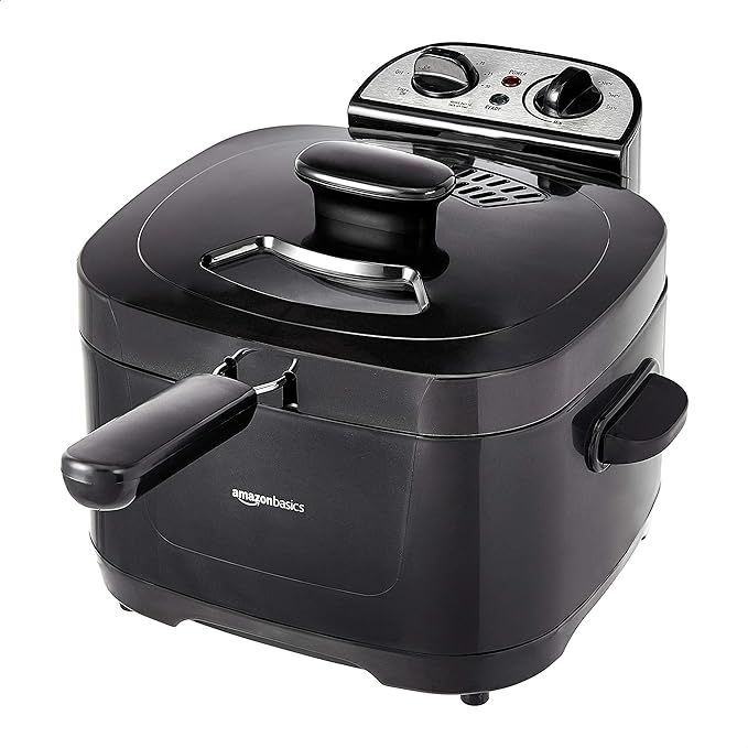 Amazon Basics 2 Liter Electric Deep Fryer, Black | Amazon (US)