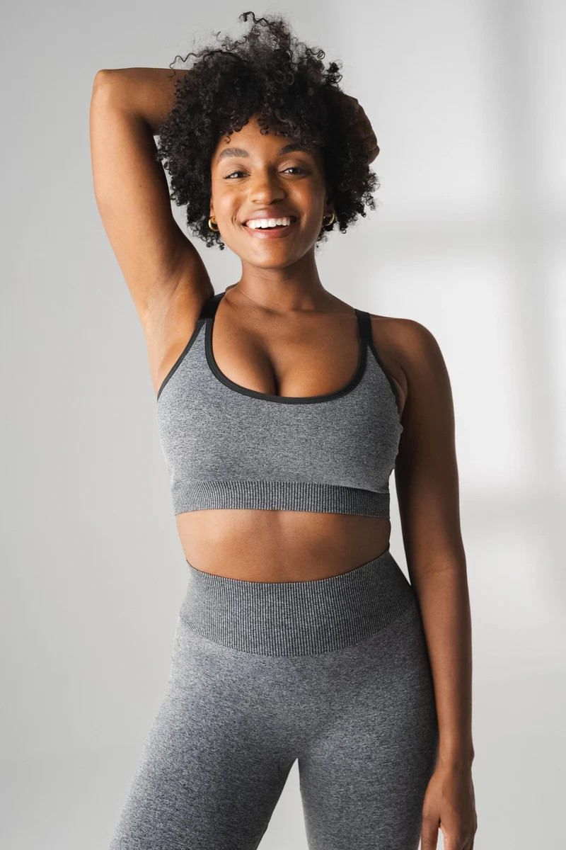 Vitality Formation Scoop Bra - Midnight Heather | Vitality
