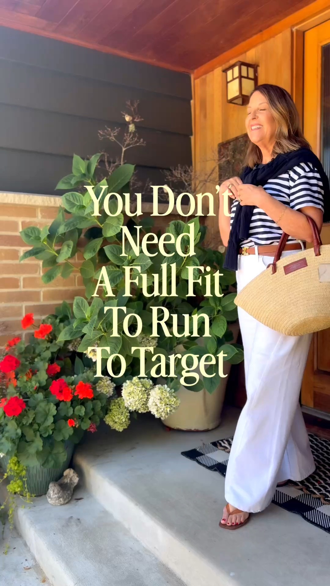Running errands? Make it a cute outfit. 

Kidding aside. I love getting dressed in cute pieces that fit an everyday lifestyle. Stripe top. White jeans, belt, jewelry, raffia bag, and sandals. So cute & put-together. 



#stylishsandy

#LTKOver40 #LTKSeasonal #LTKPetite