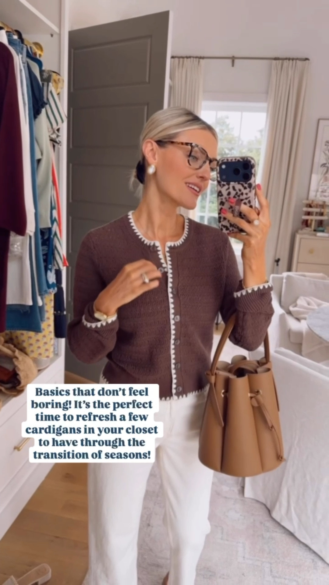 I love the detail on this cardigan! The white trim adds such a fun accent to elevate a layering piece. Would be perfect for work or weekend wear  Wearing size S/27

Loverly grey, Abercrombie finds, spring layering pieces, favorite spring capsule for women 2026, style finds under 100

#LTKSeasonal #LTKootd #LTKWorkwear