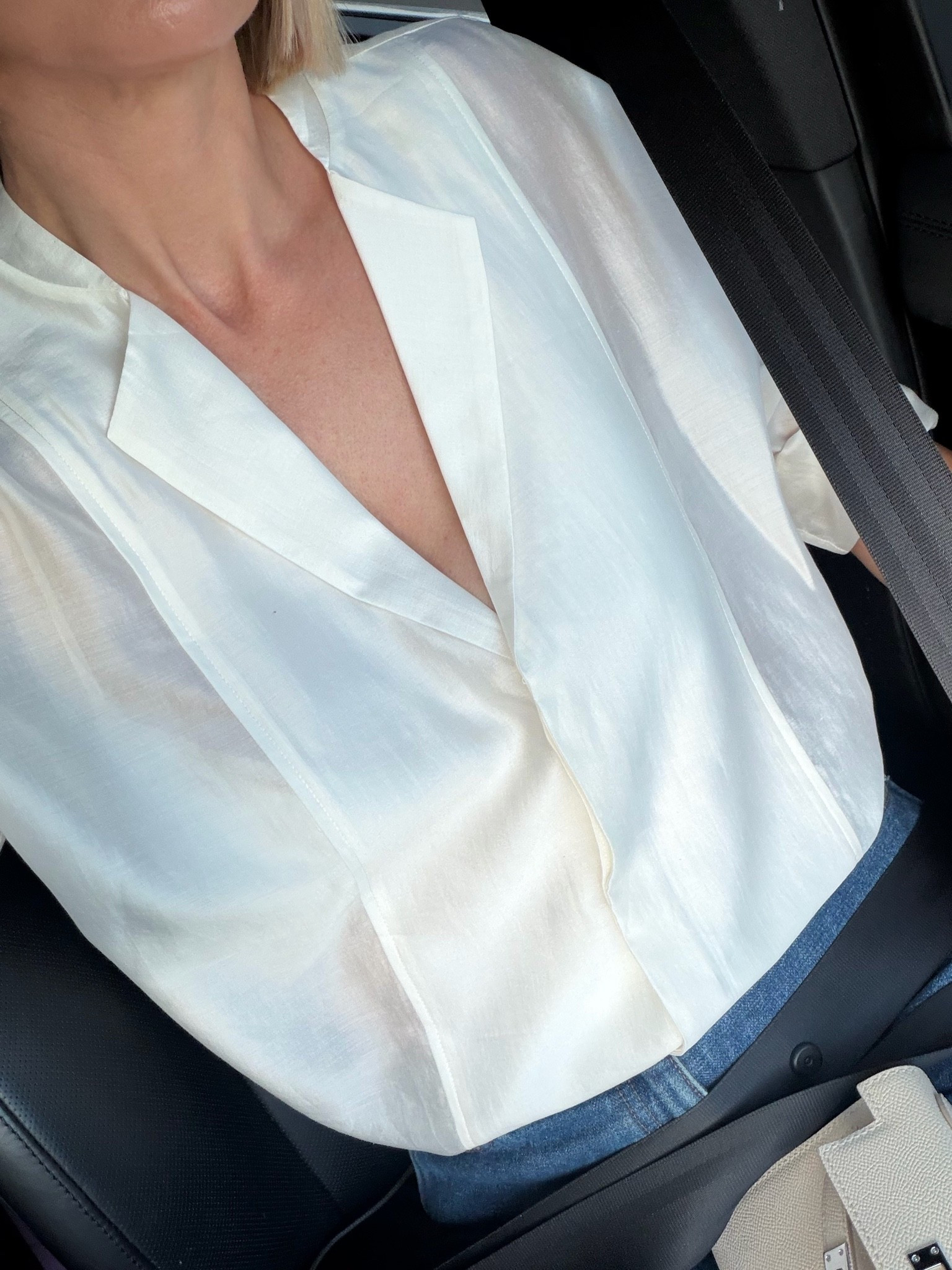 This zara top is 🥂 wearing a medium

#LTKdayinmylife #LTKootd #LTKOver40