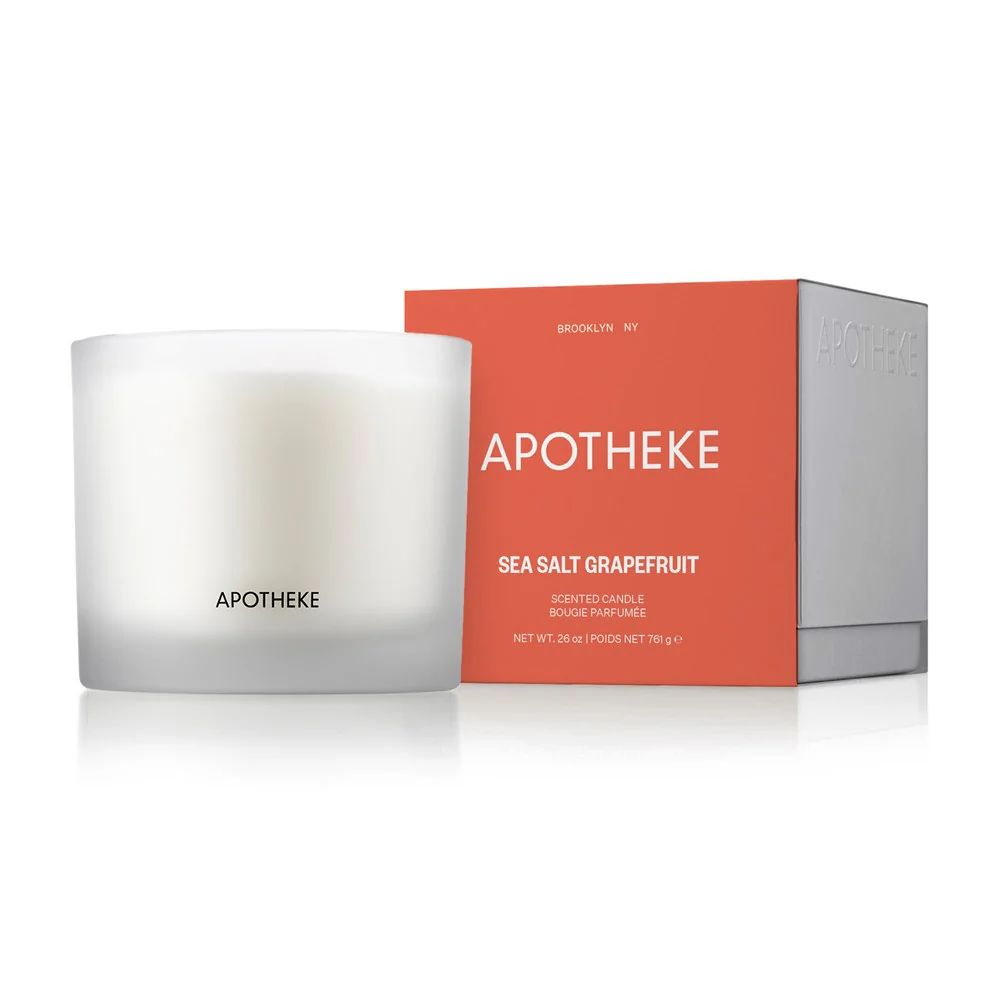 Sea Salt Grapefruit 3-Wick Candle | Apotheke Co