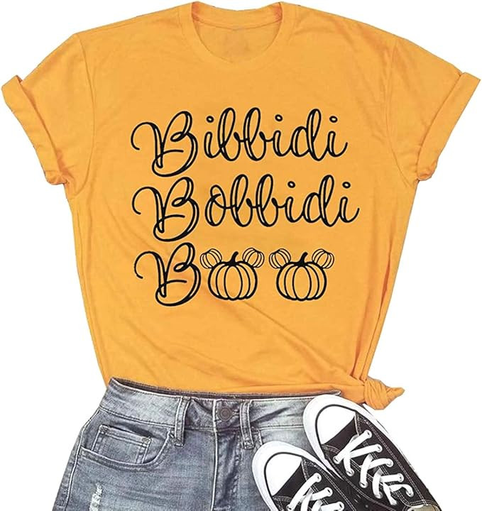 Halloween Pumpkin Shirt Women Plaid Leopard Graphic Tees Funny Cute Short Sleeve Fall Shirt Thank... | Amazon (US)