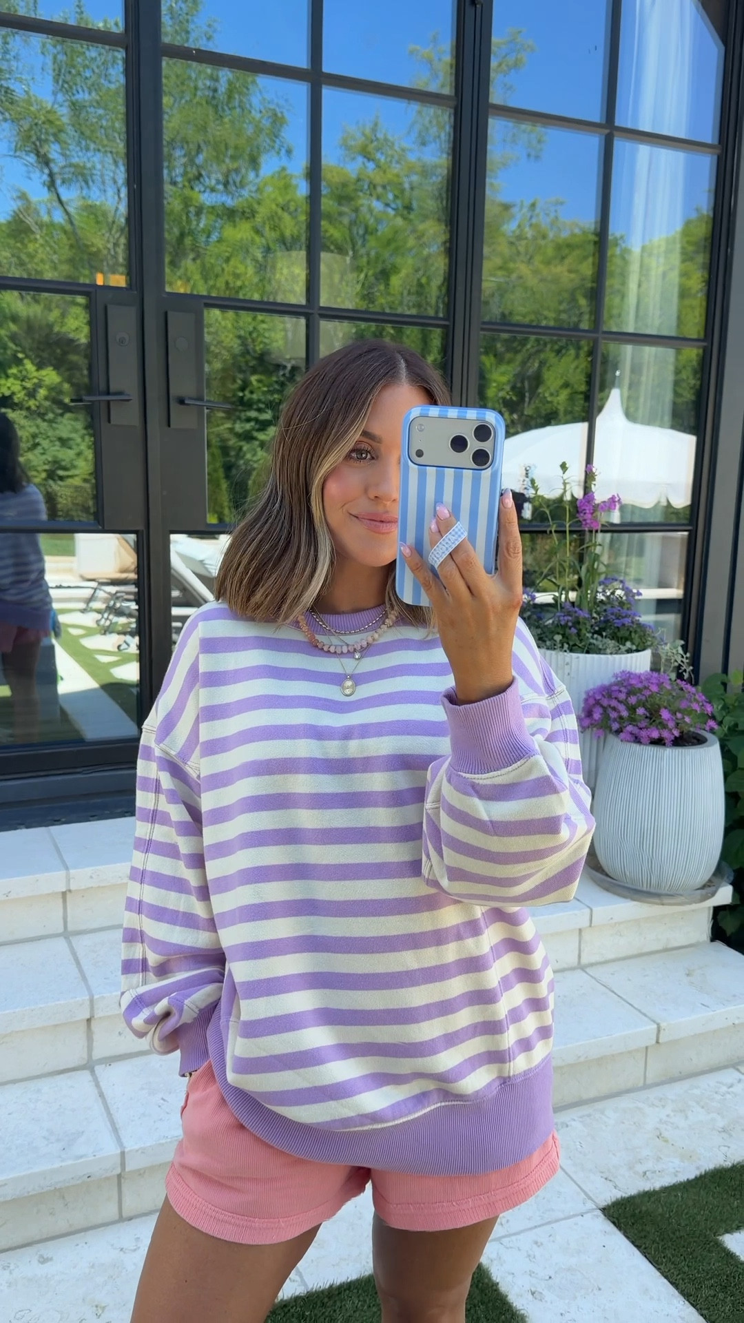 Wearing a small in both the striped pullover & lounge shorts! Perfect casual, comfy summer look! 

Aerie, loungewear, set, pullover 



#LTKootd #LTKSaleAlert #LTKmomlife