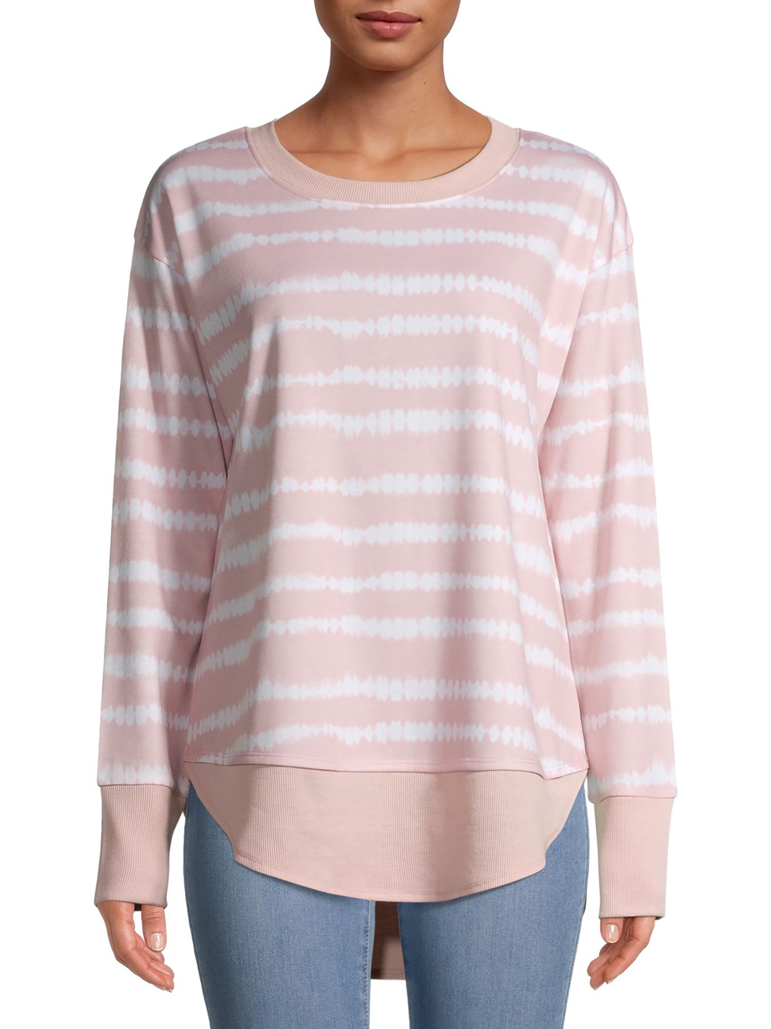 Gray by Grayson Social Women's Tie Dye Crewneck Pullover | Walmart (US)