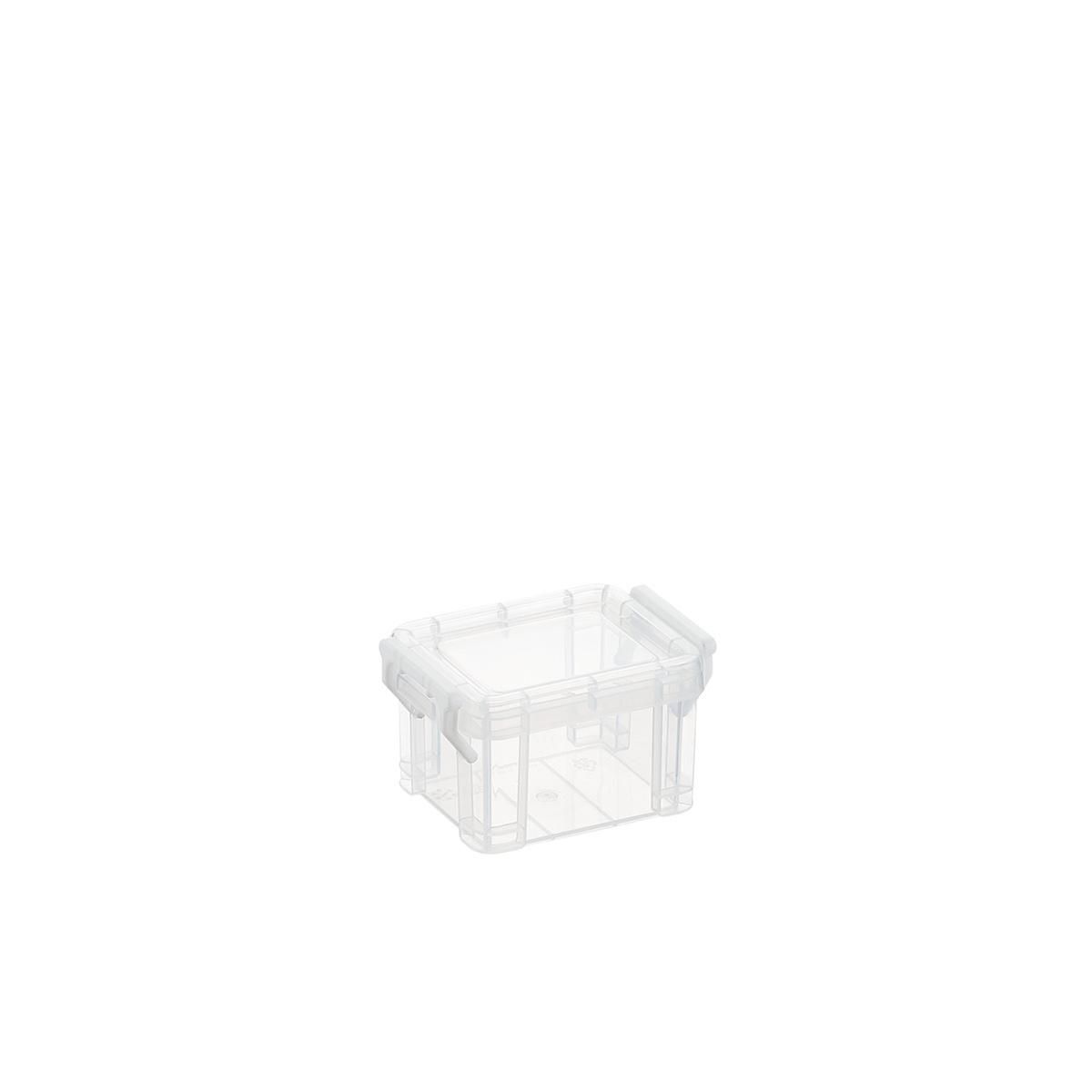 Large Storage Latch Box Translucent | The Container Store