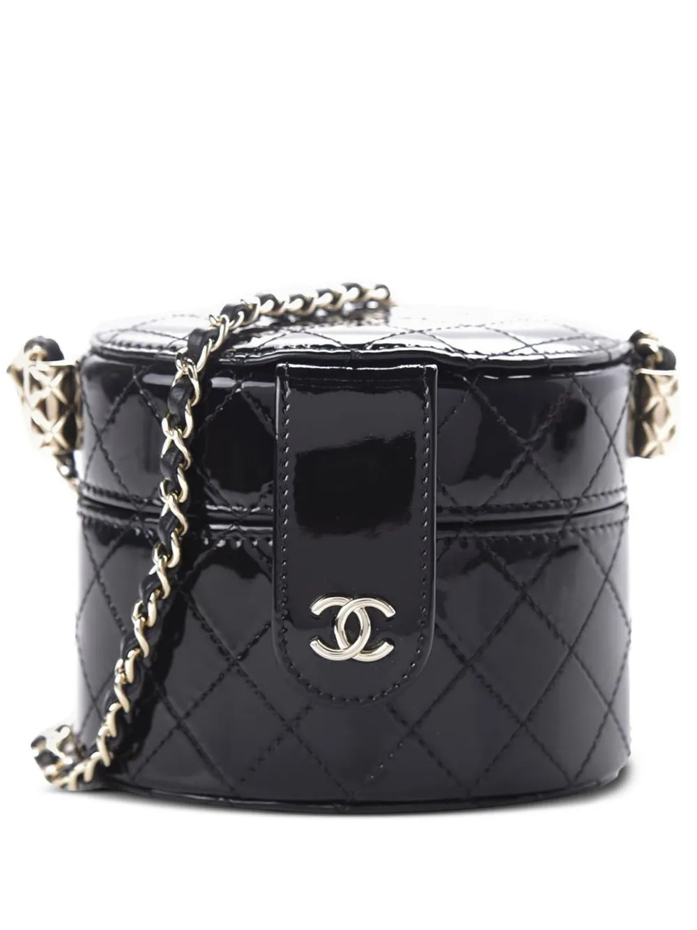CHANEL Pre-Owned Mini jewellery-box Crossbody Bag | Black | FARFETCH UK | Farfetch Global