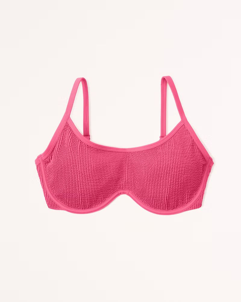 Curve Love Continuous Underwire Bikini Top | Abercrombie & Fitch (US)