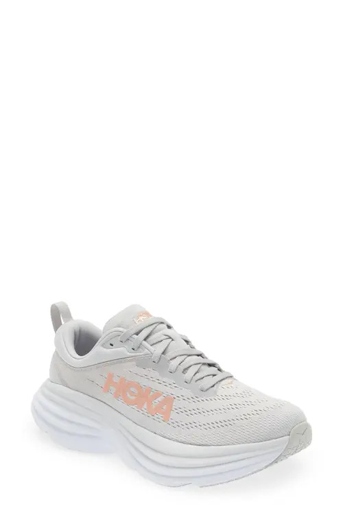 HOKA Bondi 8 Running Shoe in Harbor Mist /Lunar Rock at Nordstrom, Size 7.5 | Nordstrom