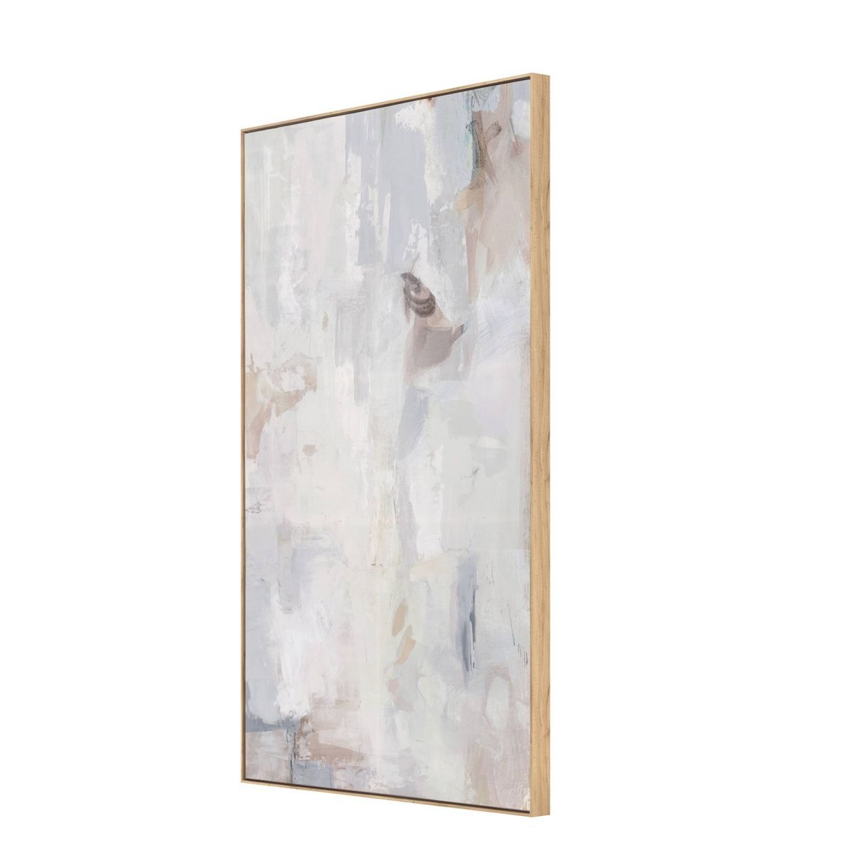 58" x 38" Tonal Abstract Framed Canvas - Threshold™ designed with Studio McGee | Target