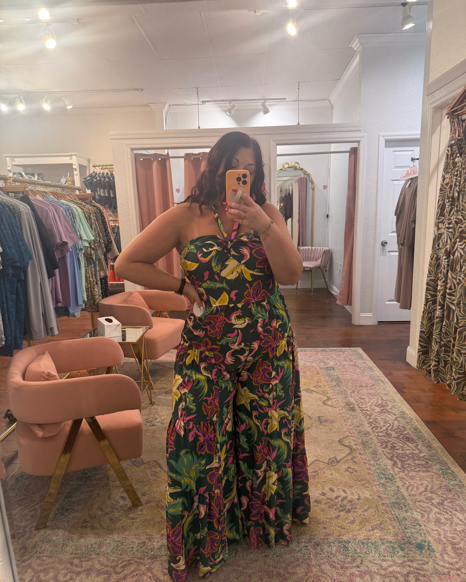 This romper was an immediate yes 😍🌴 The bold floral print + wide leg fit make it look so elevated while still being super comfy. Bonus: it’s currently on sale 🙌  

Wearing a size large!

#LTKootd #LTKTravel #LTKMidsize