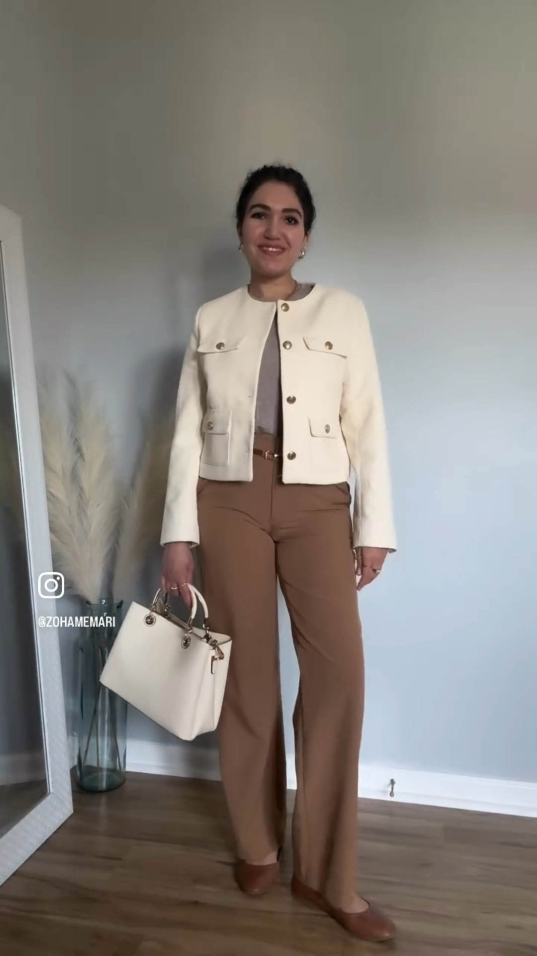 Workwear, trousers, work pants, boucle jacket, office outfit, business casual, spring outfit 

#LTKWorkwear