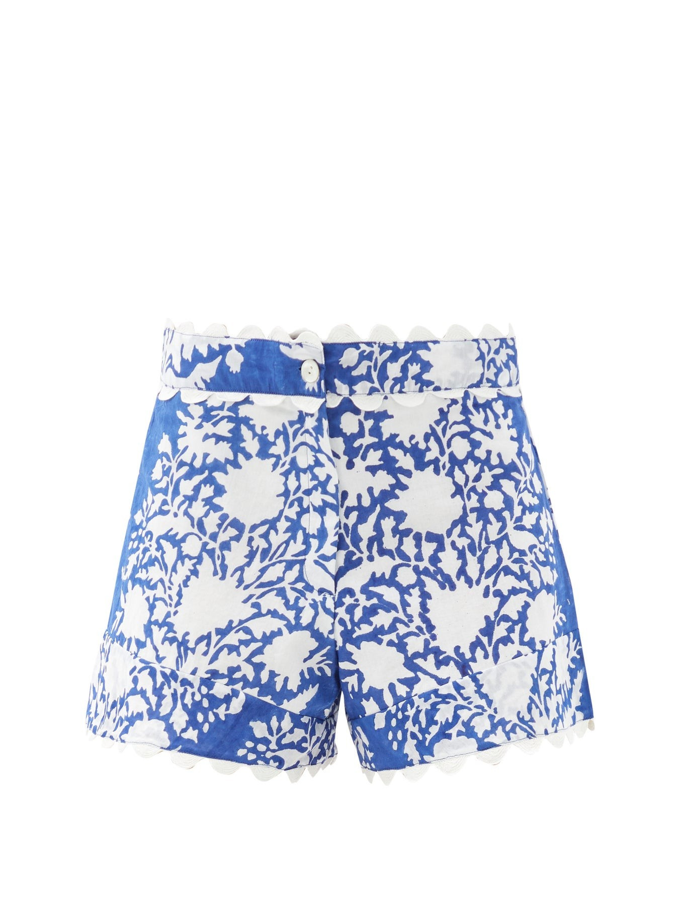 High-rise floral-print cotton shorts | Juliet Dunn | Matches (US)