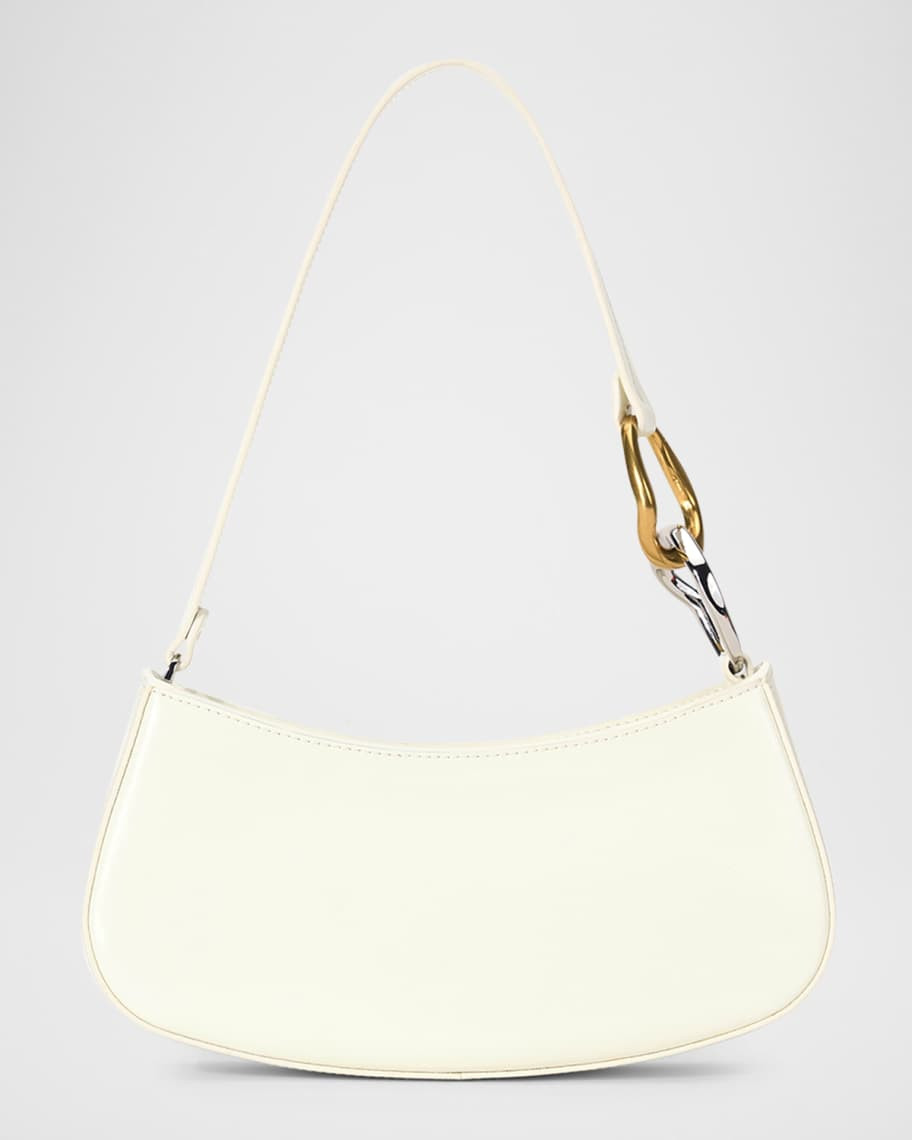 Ollie Chain-Link Leather Shoulder Bag | Neiman Marcus