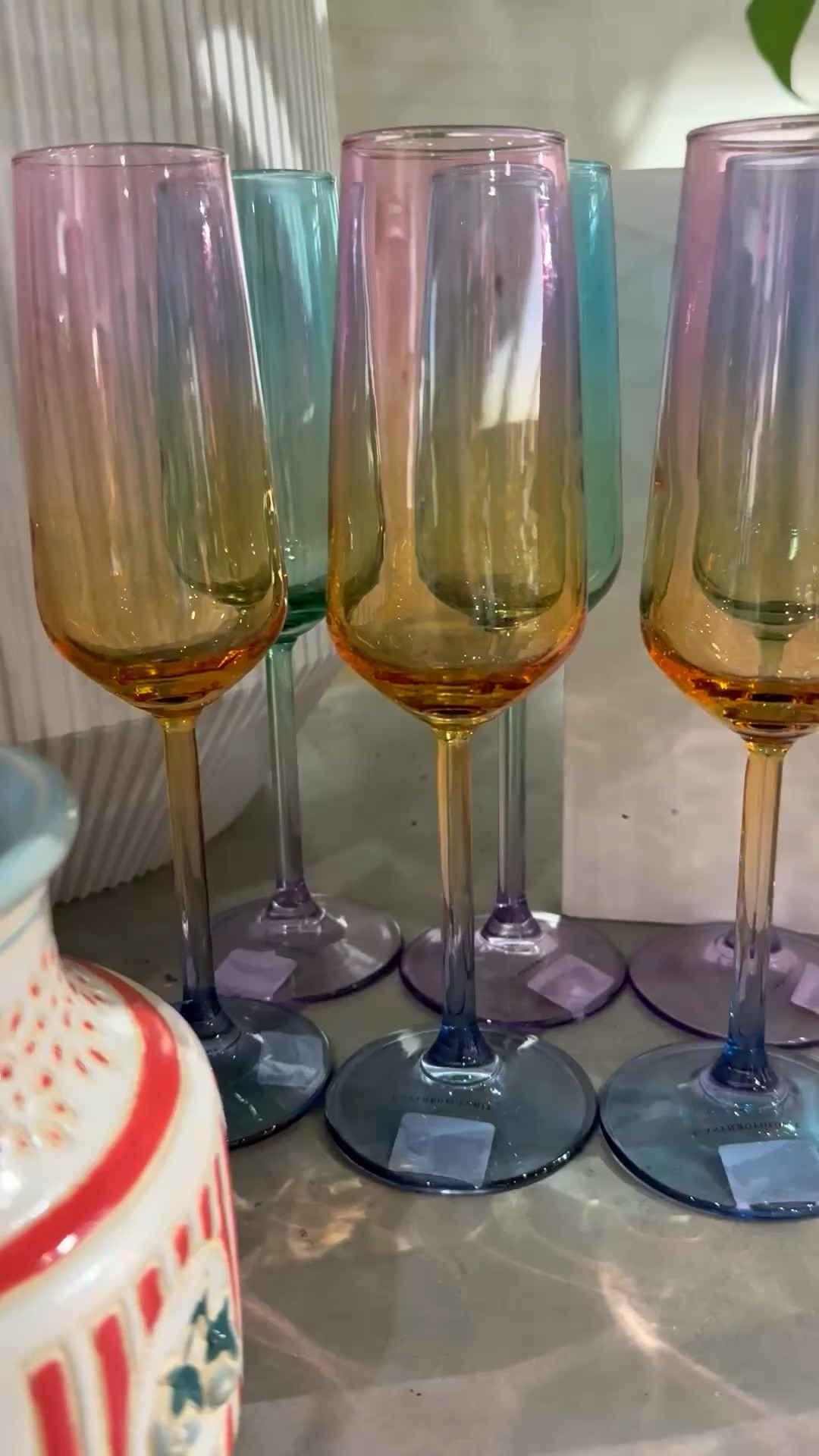 These glasses are so beautiful!!! They are gorgeous stacked up together. The colors are so pretty!💫

#LTKHome #LTKMothersDay