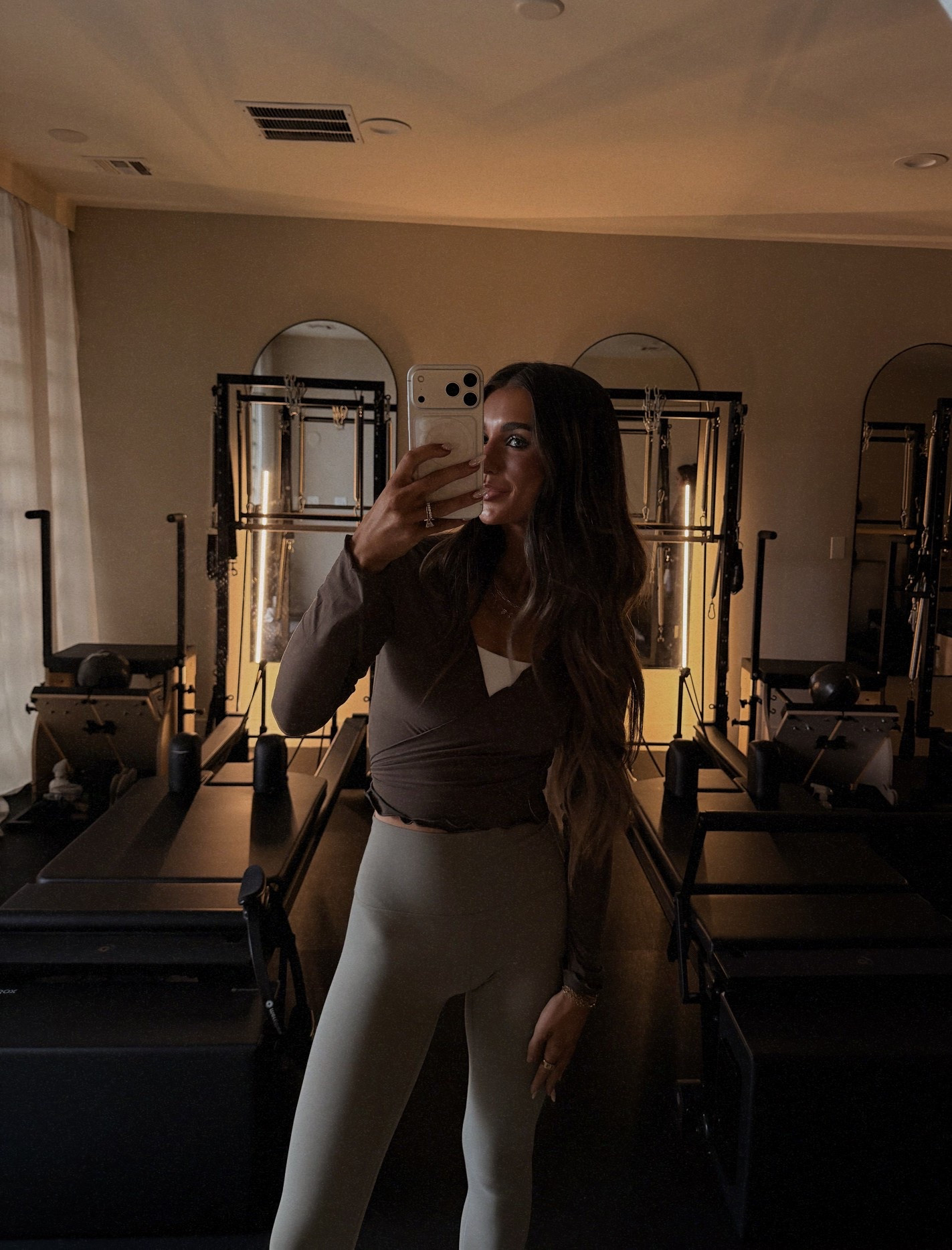 Pilates outfit 🩰☁️🤎✨ 

#LTKselfcare #LTKootd #LTKfitnessgoals