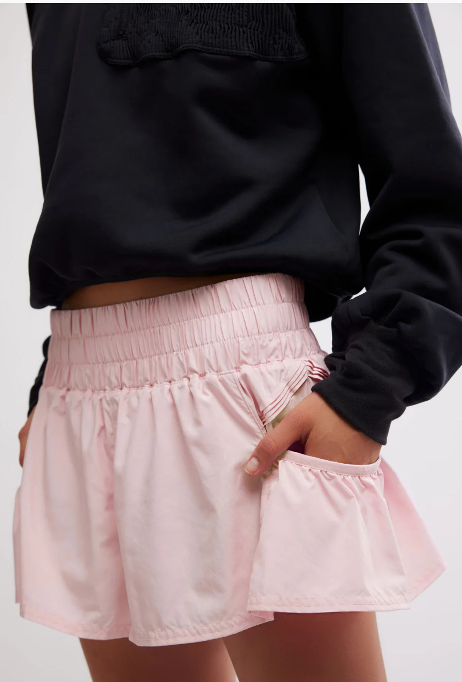 Free People Movement Get Your Flirt On Shorts Small / Ballet Slipper | The Collection TX 