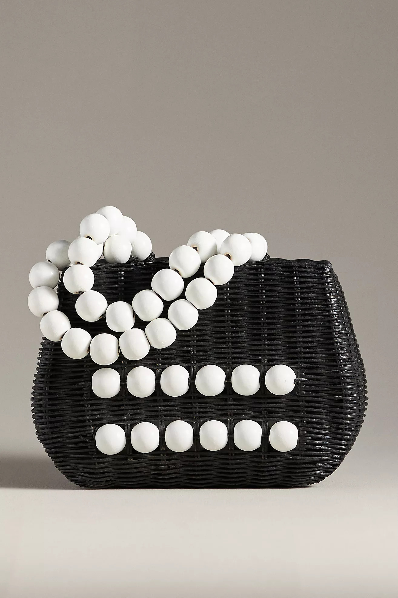 Bali Beaded Straw Satchel | Anthropologie (US)