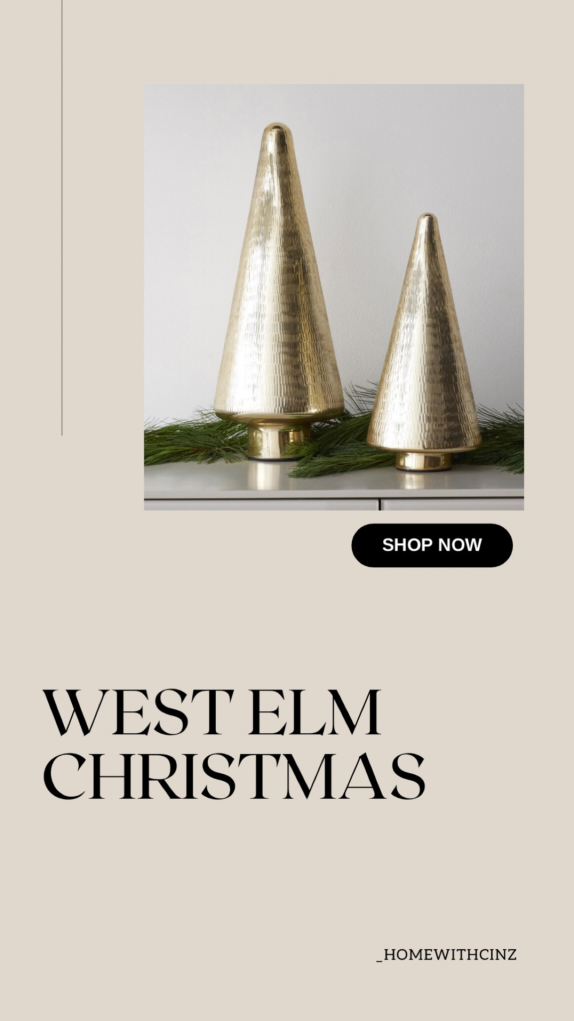 Christmas Decor 
Christmas decor, west elm, table top decor, gold decor, sale 

#LTKhome #LTKSeasonal #LTKHoliday