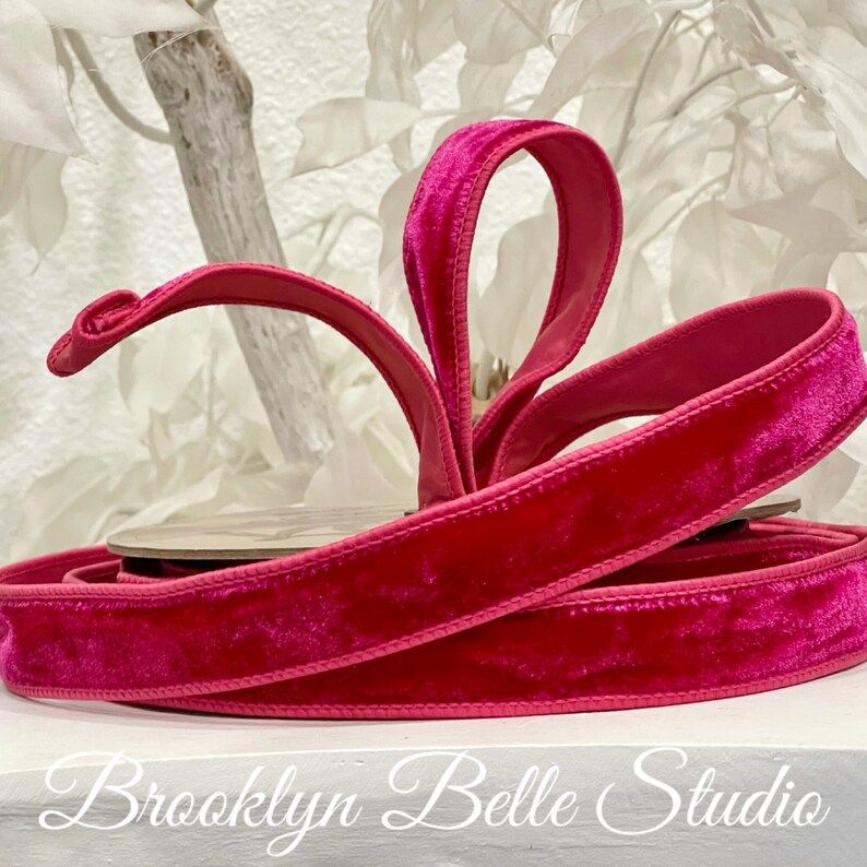 Bright Pink Velvet Ribbon  • Velvet Pink Ribbon • Hot Pink Velvet Ribbon • 10 yards x 1 inc... | Etsy (US)
