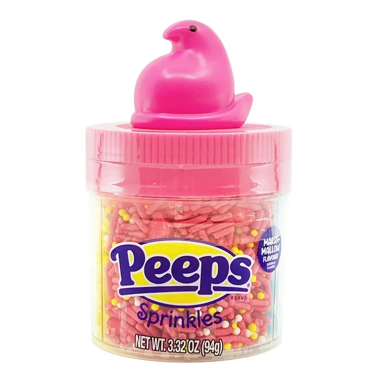 PEEPS Easter Marshmallow Flavored Multicolor Sprinkles, 3.32oz | Walmart (US)