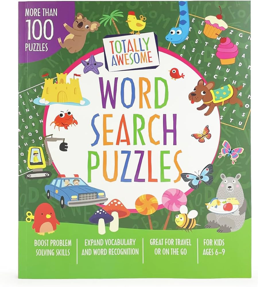 Totally Awesome Word Searches For Kids - Puzzle Activity Book for Children 6-9 | Amazon (US)